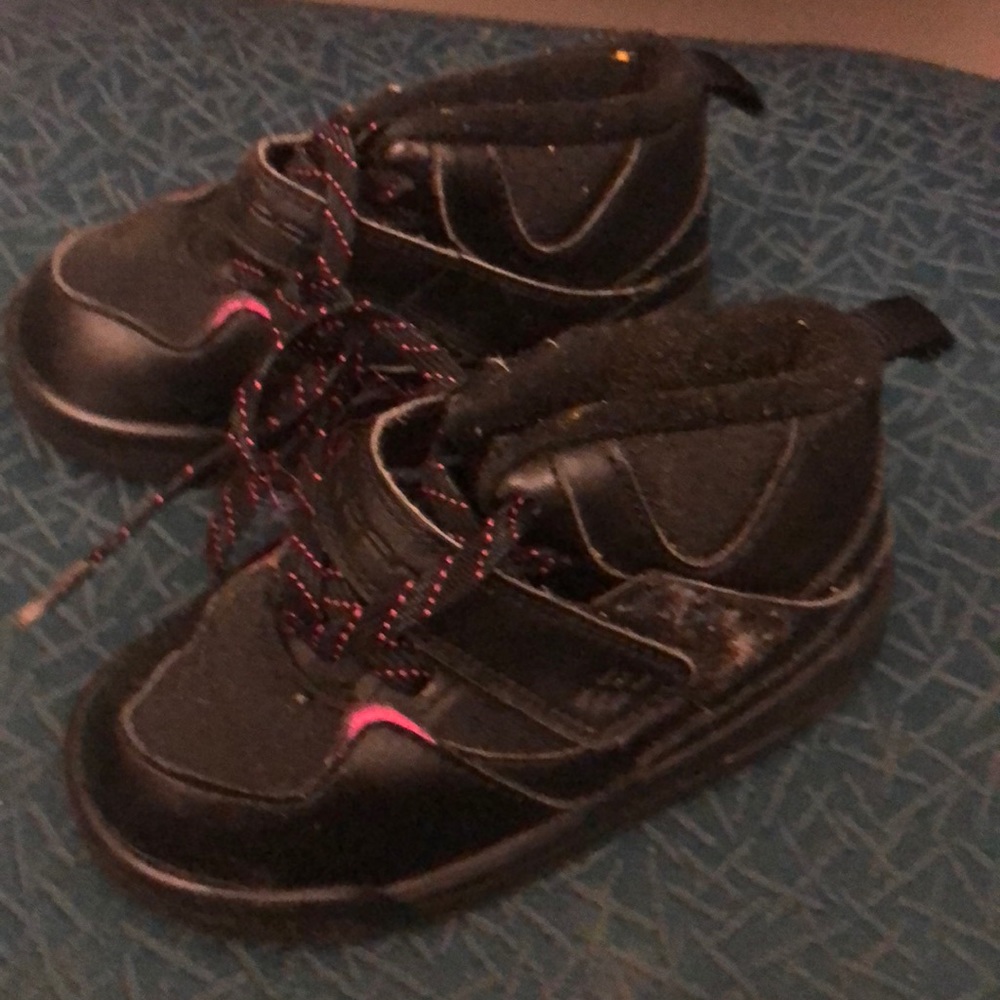 Air Jordan Flight 45 Trk TD Black & Pink Size 8C